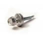 Preview: Twistec Trapezblechschraube RAL 9006 4,8x35 mm inkl EPDM-Dichtscheibe