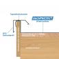 Preview: Dachrandprofil ISOS 100 cm Silber RAL 9006 Materialstärke 1,5 mm