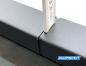 Preview: Verbinder CUBE Anthrazit RAL 7016 für Profil und Ecke Abstand