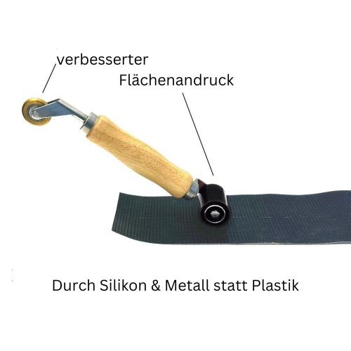 Preview: Silikon Kombi-Andrückrolle und Eckenroller PROFI für EPDM