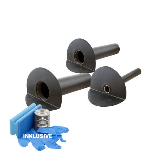 Set-Garantie-Seitenablauf DN 50-125 EPDM Attika