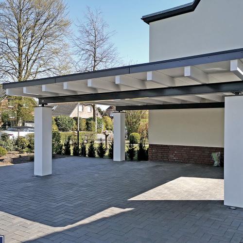 Preview: Dachrandprofil ISOS 100 cm Anthrazit RAL 7016 Materialstärke 1,5 mm