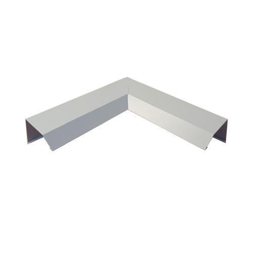 Preview: Außenecke ISOS 90° Silber RAL 9006 Schenkellänge 25 cm