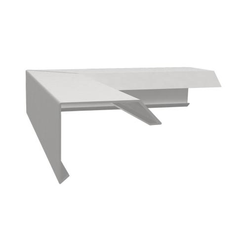 Außenecke 90°Silber RAL 9006 Schenkellänge 25 cm