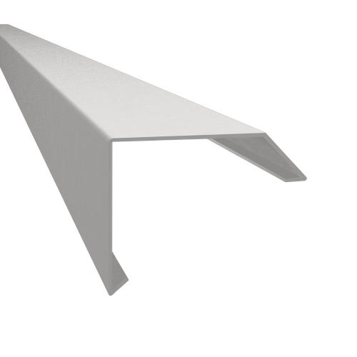 Dachrandprofil ISOS 100 cm Silber RAL 9006 Materialstärke 1,5 mm