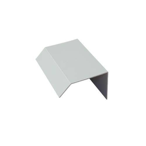 Verbinder ISOS Silber RAL 9006 für Dachrandprofile und Ecken