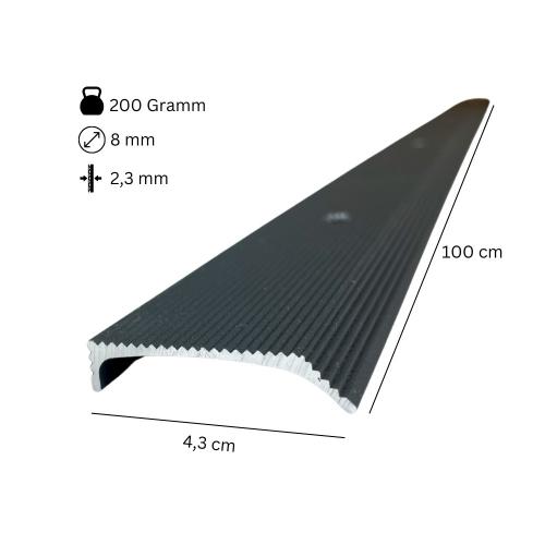 Material: Aluminium Farbe: Anthrazit RAL 7016, pulverbeschichtet