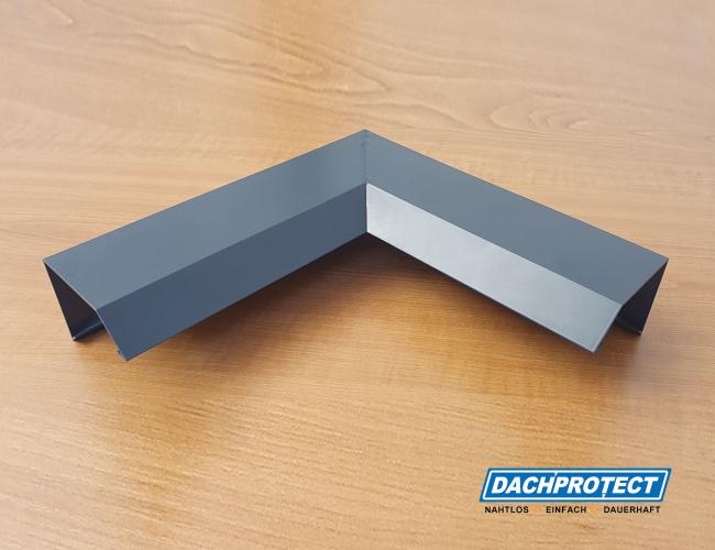 Preview: Außenecke ISOS 90° Anthrazit RAL 7016 Schenkellänge 25 cm Ansicht