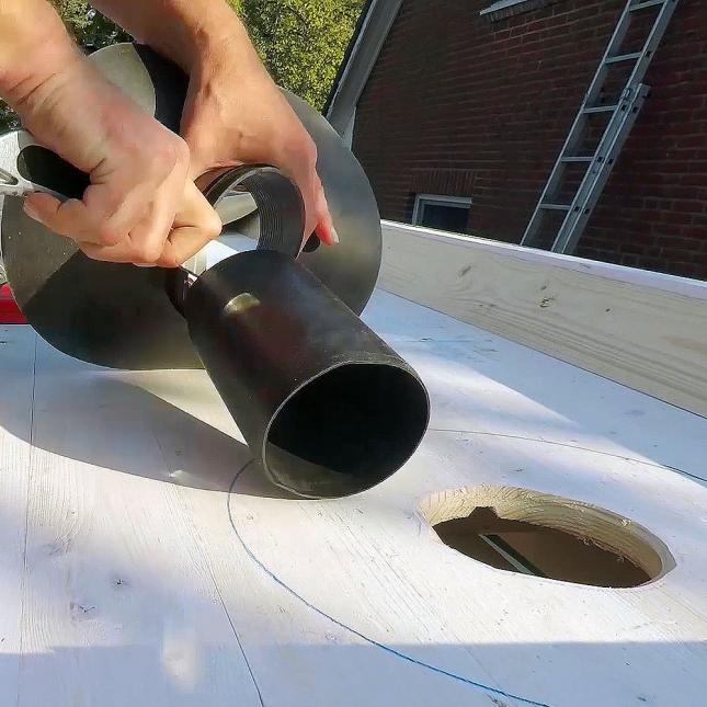SET: 1 x DACHPROTECT Dachgully DN50 bis DN150 1 x DACHPROTECT EPDM Anschlusskleber FLEX 290ml
