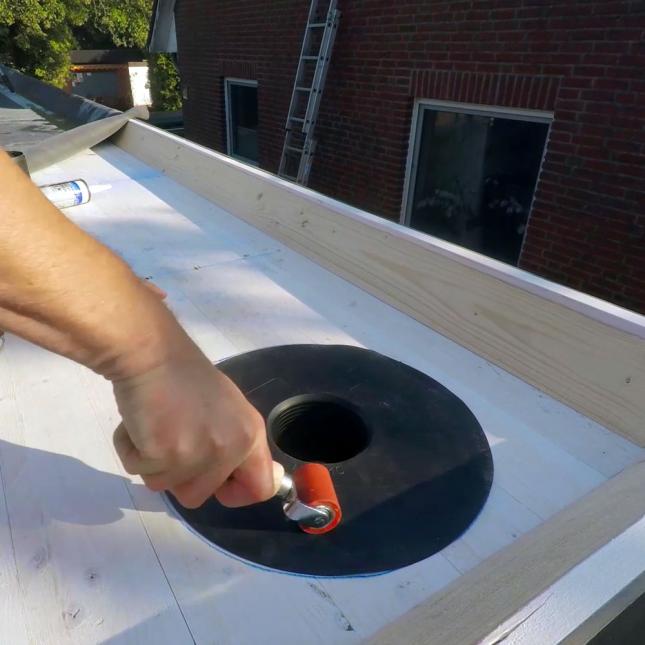 SET: 1 x DACHPROTECT Dachgully DN50 bis DN150 1 x DACHPROTECT EPDM Anschlusskleber FLEX 290ml