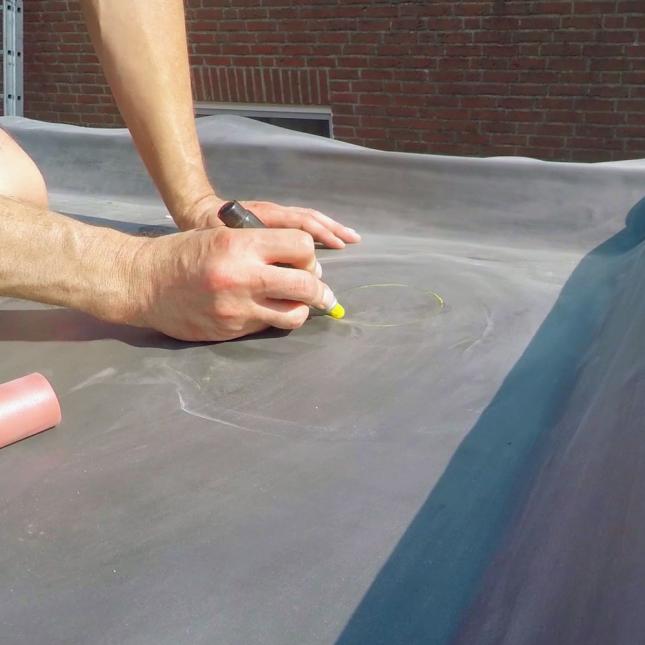 SET: 1 x DACHPROTECT Dachgully DN50 bis DN150 1 x DACHPROTECT EPDM Anschlusskleber FLEX 290ml